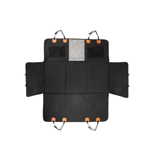 Waterproof Dog Car Seat Cover with Mesh Window