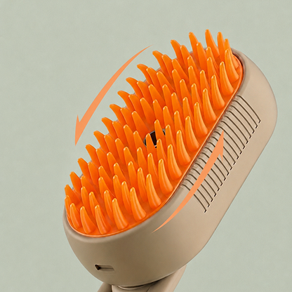 3-in-1 Electric Steam Pet Grooming Brush