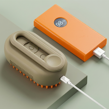 3-in-1 Electric Steam Pet Grooming Brush
